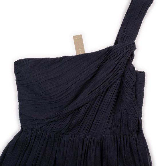 NEW J. CREW navy Lucienne Bridesmaid Dress in Silk Chiffon size 6 - Picture 6 of 9